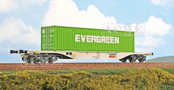 Acme 40432 Carro intermodale Tipo Sgns TOUAX da 60 piedi con due container bulk della società