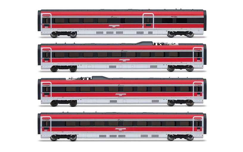 Arnold HN3512 FS Trenitalia, set aggiuntivo di 4 unità del treno ad alta velocità ''Frecciarossa 1000'', nuova livrea, ep. VI - Scala N 1/160