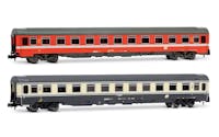 Arnold HN4493 FS, set di 2 carrozze UIC-Z1, composto da 2a classe in livrea Eurofima C1 + 2a classe in livrea
