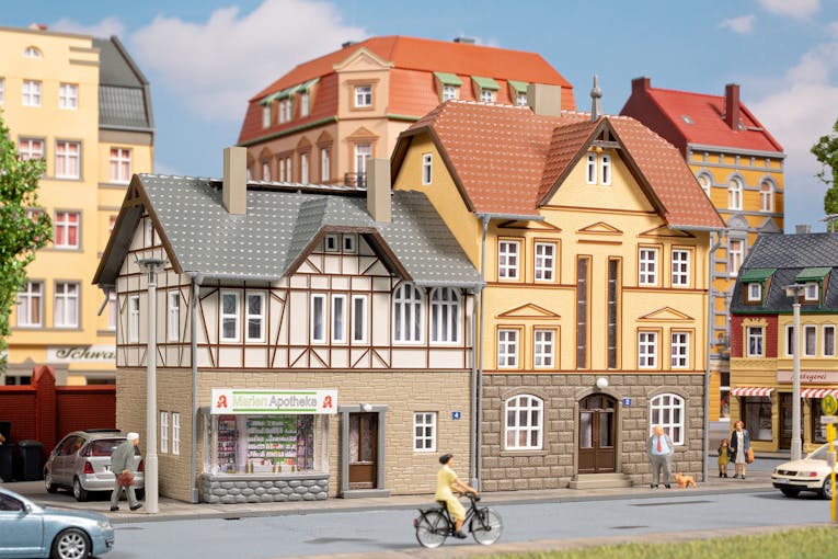Auhagen 12354 Palazzi Station street 2/4