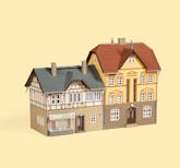 Auhagen 12354 Palazzi Station street 2/4