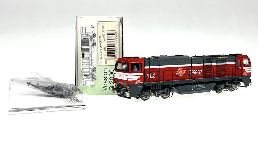 Mehano 3920 Serfer locomotiva diesel elettrica da manovra tipo Vossloh G2000 impresa Italiana Serfer - DCC Sound