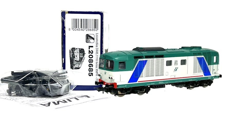 Lima Collection L208685 FS locomotiva diesel D445 1110 livrea XMPR, ep.V - Lima Collection made in Italy
