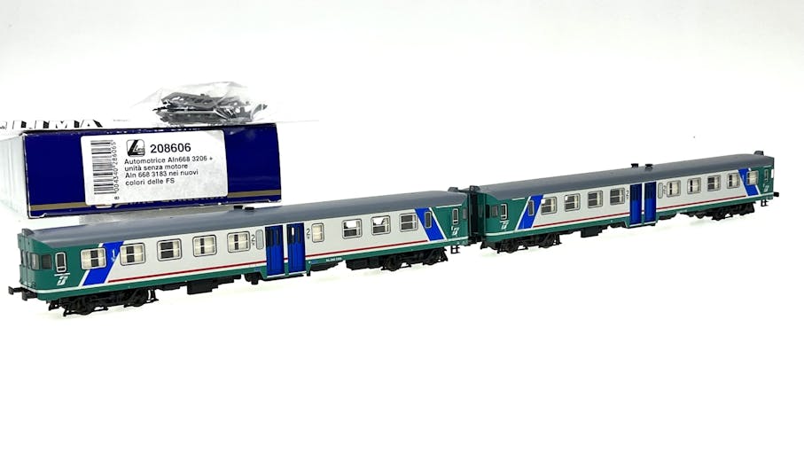 Lima Collection L208606 FS set automotrici Aln 668 livrea XMPR, ep.V - Lima Collection made in Italy