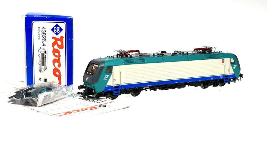 Roco 43826.4 FS locomotiva elettrica E.412 010 livrea XMPR, ep.V