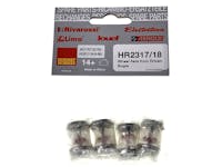 Rivarossi HR2317/18 Set 4 assali con ruote e ingranaggio per locomotiva Rivarossi HR2317 tipo E 453 001