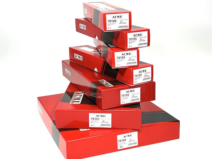 Acme 70100-SET13 FS ETR 500 Frecciarossa nuovo logo - set completo in 13 elementi