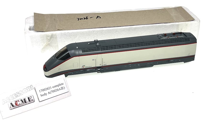 Acme 17002621 Cassa di ricambio completa di sotto-telaio e particolati tetto per locomotiva elettrica E.414-116 (Treno Eurostar City Italia) art.70026