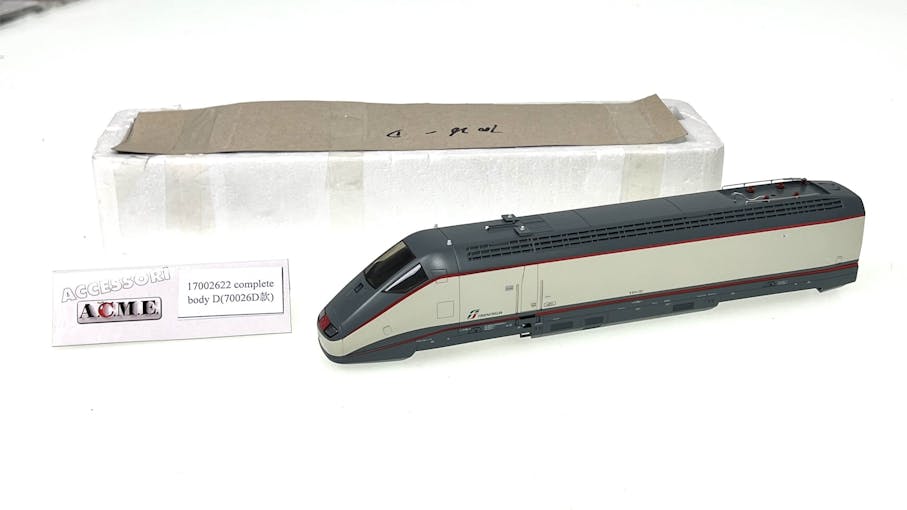 Acme 17002622 Cassa di ricambio completa di sotto-telaio e particolati tetto per locomotiva elettrica E.414-127 (Treno Eurostar City Italia) art.70026