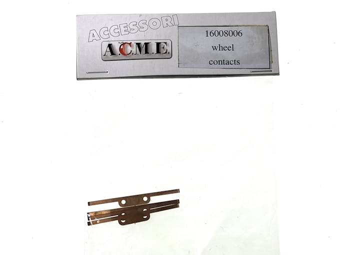 Acme 16008006 Set 4 lamelle di contatto per carrello E656.023 Caimano