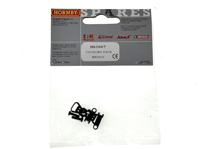 Rivarossi HS1667 Gancio e porta gancio completo per FS E 652 art. HR2021