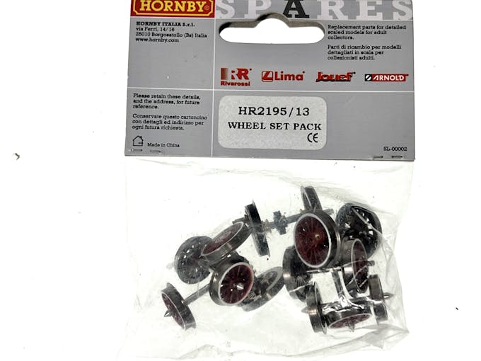 Rivarossi HR2195/13 Set completo assali per locomotiva e tender FS Gr.743 301 art.HR2195