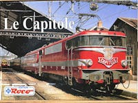 Roco 43563+9 carrozze SNCF Set convoglio ''Le Capitole'' con locomotiva elettrica BB 9292 e 9 carrozze.