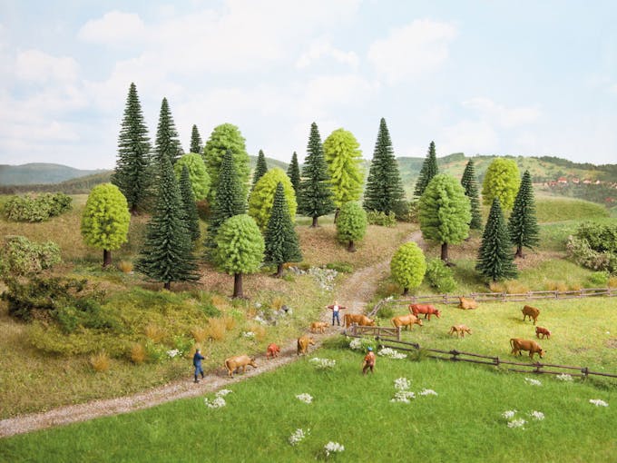Noch 26811 Alberi foresta mista 5 - 14 cm cm, 25 pz.
