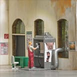 Busch 79905 Scenetta: Cabina di verniciatura