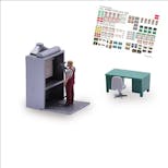 Busch 79905 Scenetta: Cabina di verniciatura
