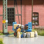 Busch 79910 Scenetta: Caricamento di un carrello ferroviario