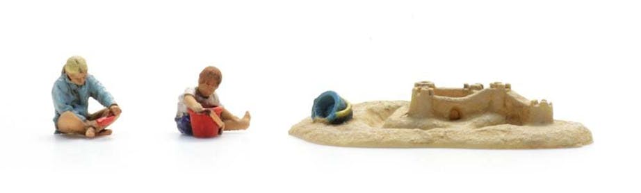 Artitec 5870103 Bambini con castello di sabbia