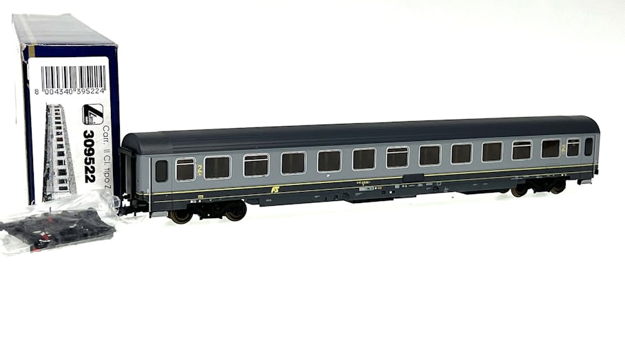 Lima Collection 309522 FS carrozza tipo Z livrea bigrigio di 2 cl. ep.V - Lima Collection made in Italy