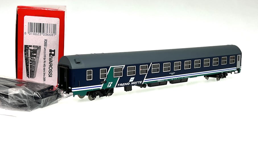 Rivarossi R3668 FS carrozza Letti Treno Notte tipo MU in livrea XMPR, ep.V