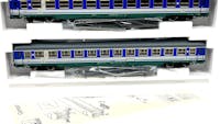 Rivarossi R3692 FS set 3 carrozze tipo UIC-X in livrea XMPR, ep.V