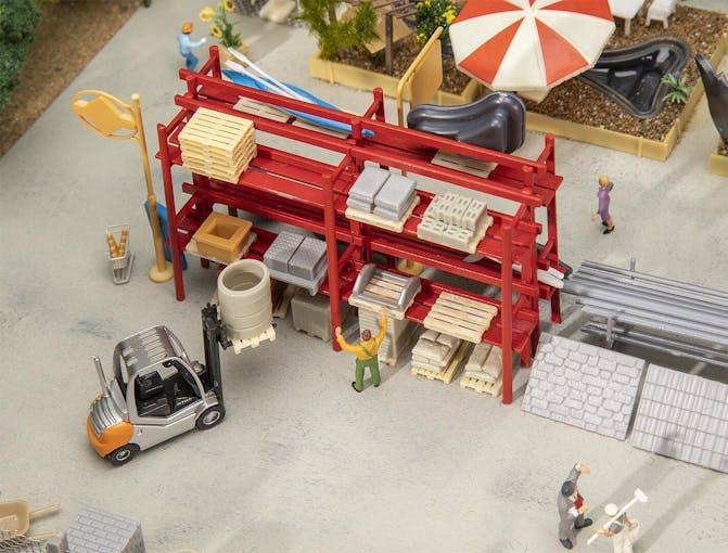 Faller 180351 Set di decorazioni per interni per negozio fai da te