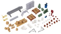 Faller 180351 Set di decorazioni per interni per negozio fai da te
