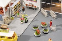 Faller 180352 Set di decorazioni per negozio fai da te