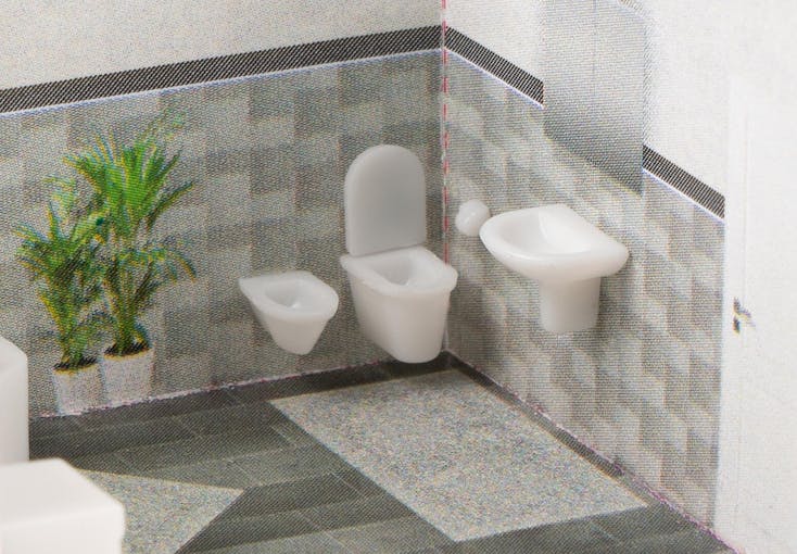 Faller 180355 Set di accessori per il bagno