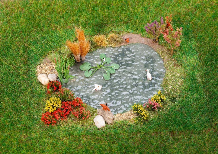 Faller 181278 Giardino con laghetto