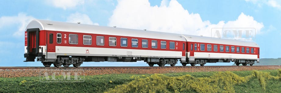 Acme 55342 ZSSK Set di due carrozze Tipo Y Bpeer di 2° classe ristrutturate, ep.V-VI