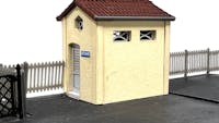Tecnomodel 79654 Set Stazione FS ''Gaggiano'' con banchine, bagni e casotto attrezzi, interni illuminati