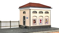 Tecnomodel 79655 Stazione FS ''Certaldo'' con banchina e bagni, interni illuminati