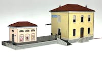 Tecnomodel 79655 Stazione FS ''Certaldo'' con banchina e bagni, interni illuminati