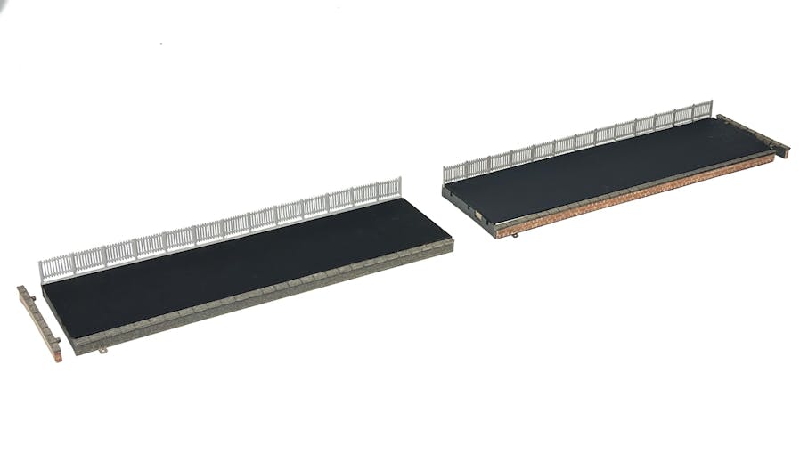 Tecnomodel 79656 Banchine di prolunga per Stazione FS ''Certaldo'' con staccionata.