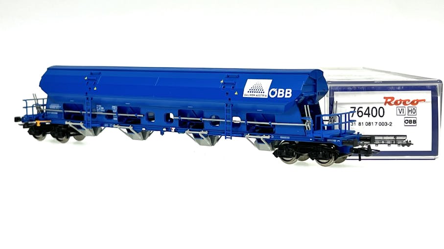 Roco 76400 OBB carro a quattro assi con tetto basculante, tipo Tadnpss, ep.VI