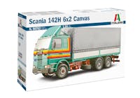 Italeri 90762 Scania 142H 6x2 Canvas telonato, in kit di montaggio in plastica, Scala 1/24