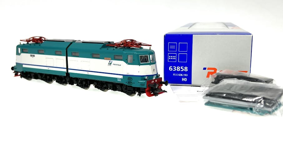 Roco 63858 FS locomotiva elettrica E.636 193 livrea XMPR, ep.V
