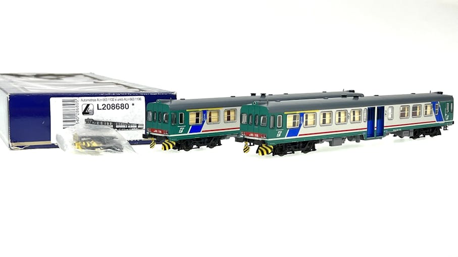 Lima Collection L208599 FS set automotrici Aln 663, livrea XMPR, ep.V - Lima Collection made in Italy