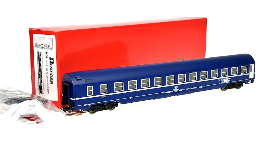 Rivarossi 3606 FS carrozza letti MU TEN ep.IV - Rivarossi made in Italy