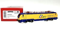 Rivarossi HR2905 FS RFI, locomotiva elettrica E.402B 142, livrea gialla/blu, ep. VI