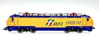 Rivarossi HR2905 FS RFI, locomotiva elettrica E.402B 142, livrea gialla/blu, ep. VI