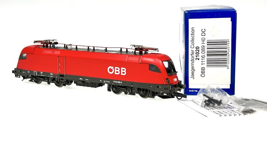 Jaegerndorfer C. 21020 OBB locomotiva elettrica TAURUS 1116.089, ep.VI