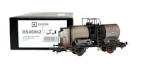 Blackstar BS00062/S-U FS carro cisterna Mbe ''Esso'' con garitta ep.III Residenza Vado Ligure, invecchiato