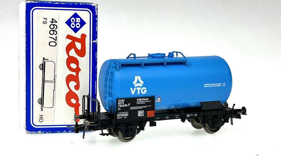 Roco 46670 FS carro cisterna ''VTG ITALIA'' ep.V