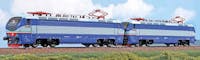 Acme 60644 Set di due locomotive elettriche E.402.116 e E.402.172 di Trenitalia in livrea blu/azzurro, con fascia tricolore sui frontali, ep. VI