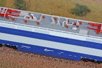 Acme 60644 Set di due locomotive elettriche E.402.116 e E.402.172 di Trenitalia in livrea blu/azzurro, con fascia tricolore sui frontali, ep. VI