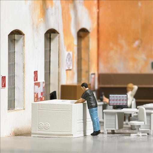 Busch 79904 Scenetta: Macchina laser