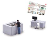 Busch 79904 Scenetta: Macchina laser