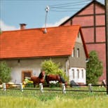 Busch 1123 Recinzione con pali di cemento